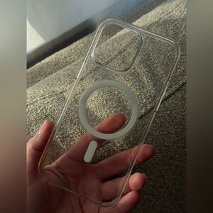Apple Transparent Phone Case with MagSafe